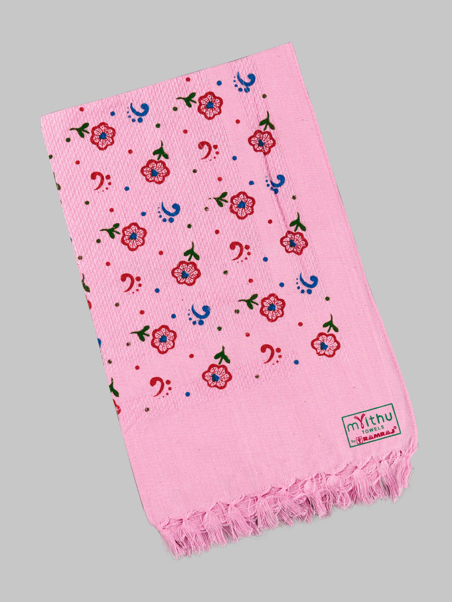 Premium Cotton Assorted Colour and Printed Napkin / Hand Towel (Pack of 6)