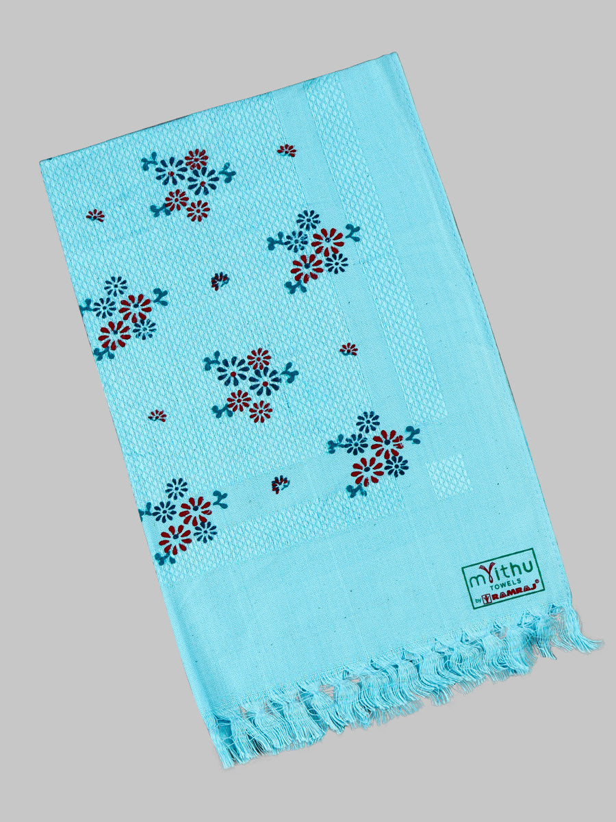 Premium Cotton Assorted Colour and Printed Napkin / Hand Towel (Pack of 6)