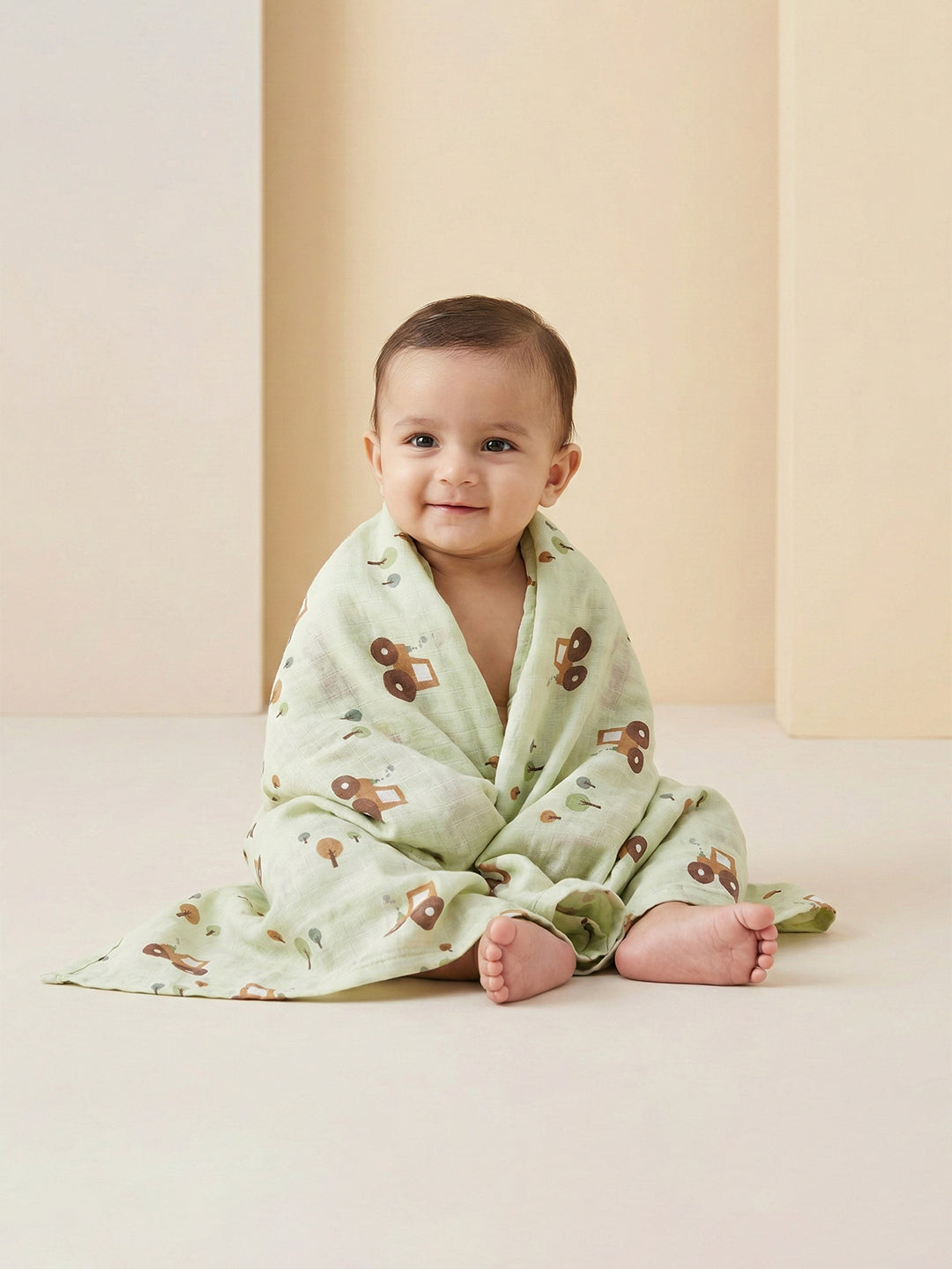 Premium Soft Baby Bath Towel (Pack of 3)  Gentle & Quick Absorbing Cotton | 0.75m x 1.42m