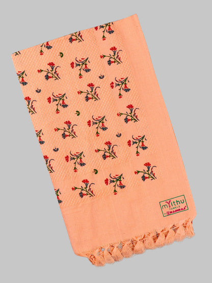 Premium Cotton Assorted Colour and Printed Napkin / Hand Towel (Pack of 6)