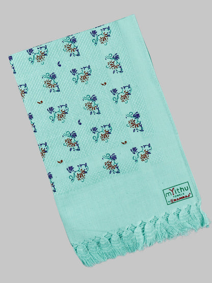 Premium Cotton Assorted Colour and Printed Napkin / Hand Towel (Pack of 6)