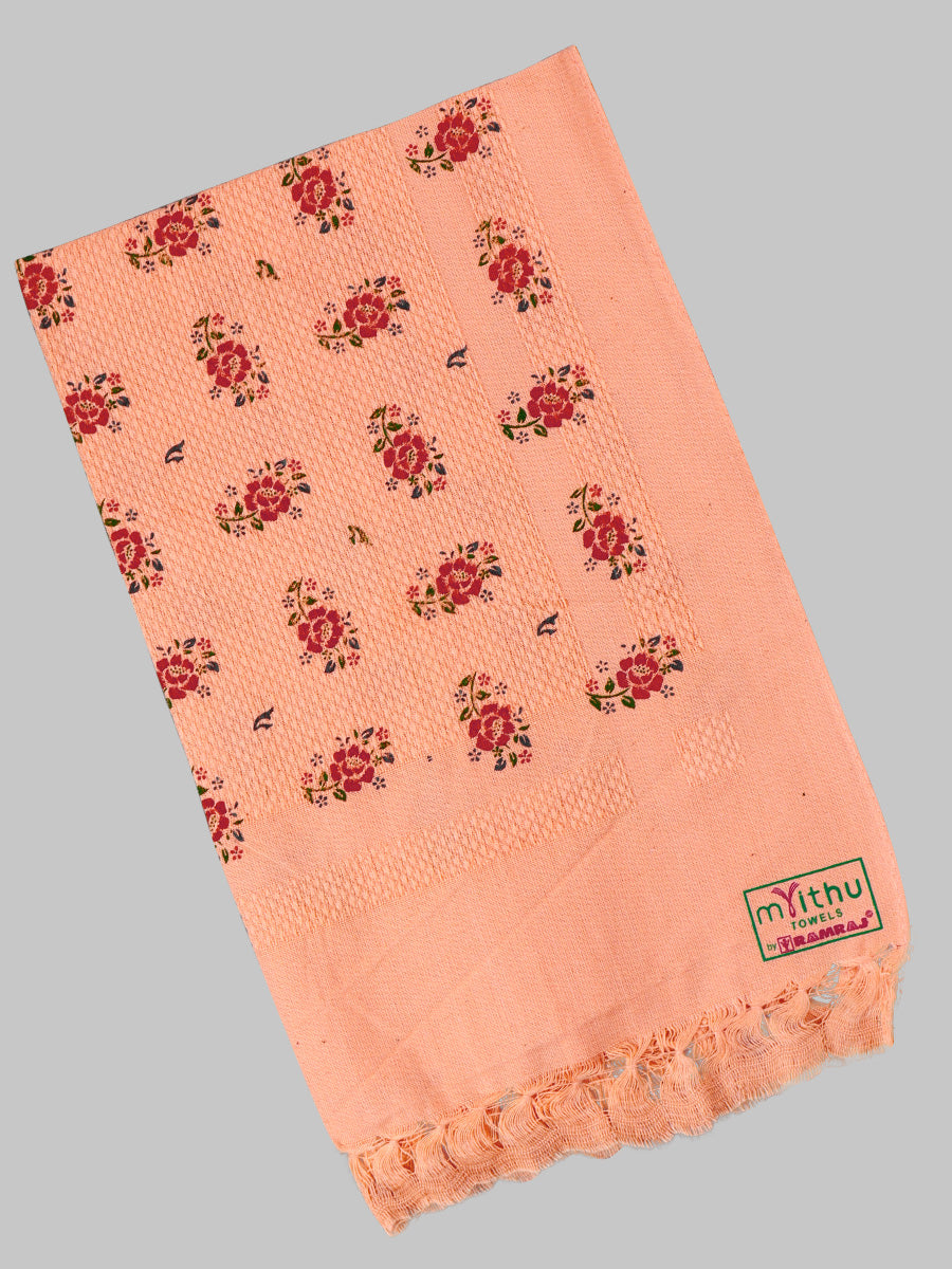 Premium Cotton Assorted Colour and Printed Napkin / Hand Towel (Pack of 6)