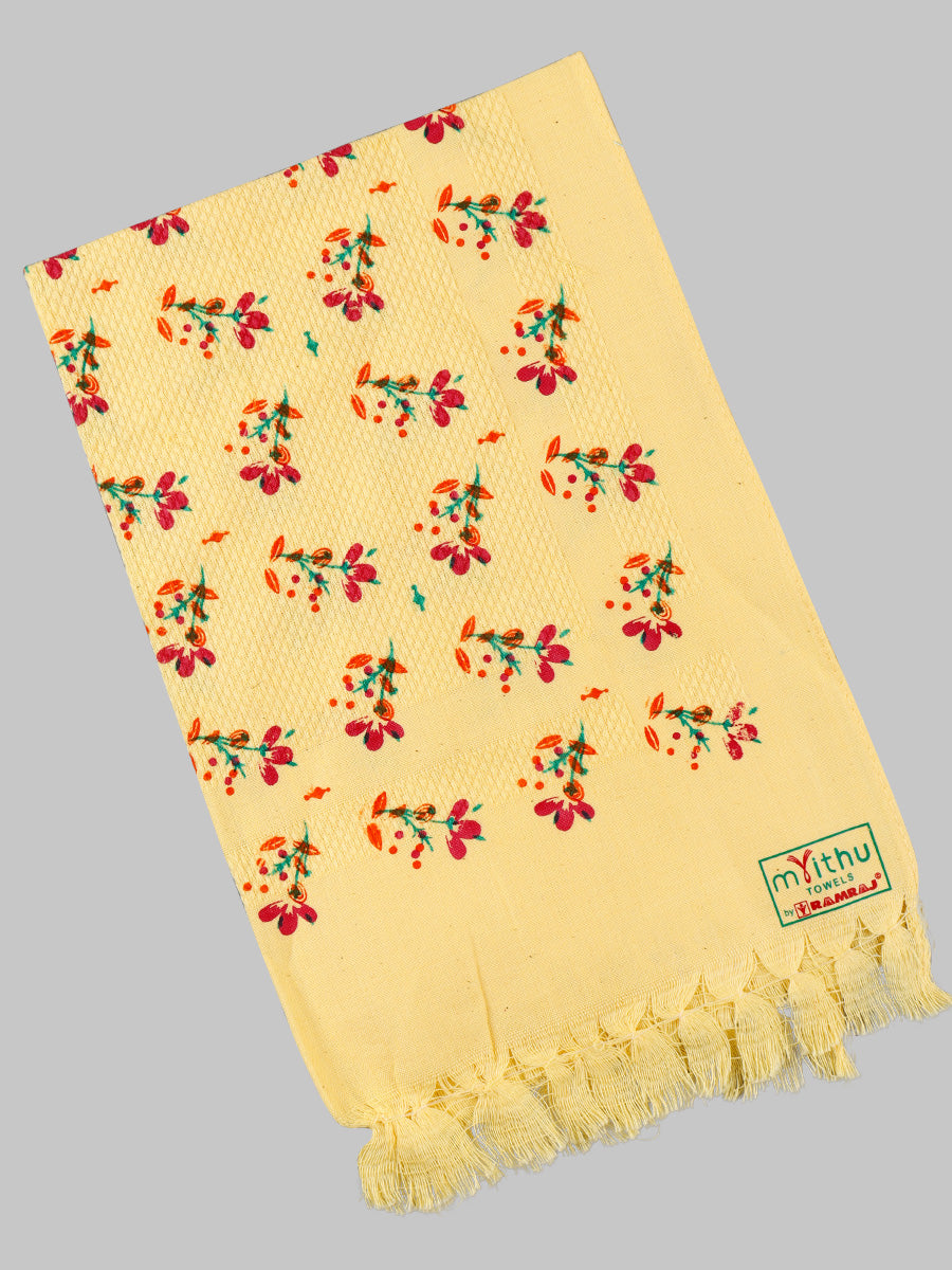 Premium Cotton Assorted Colour and Printed Napkin / Hand Towel (Pack of 6)