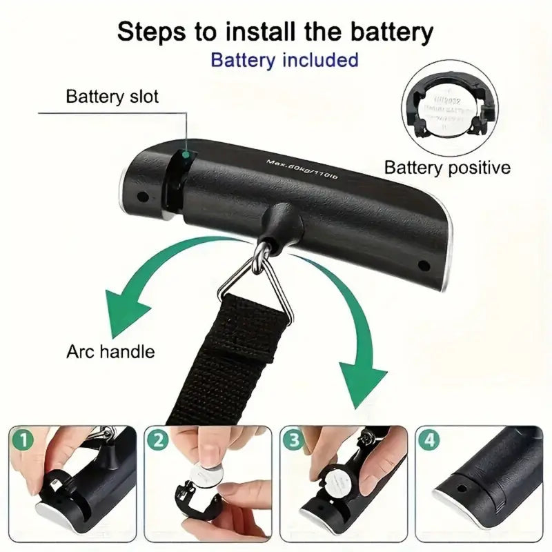 Portable Digital Luggage Weighing Scale