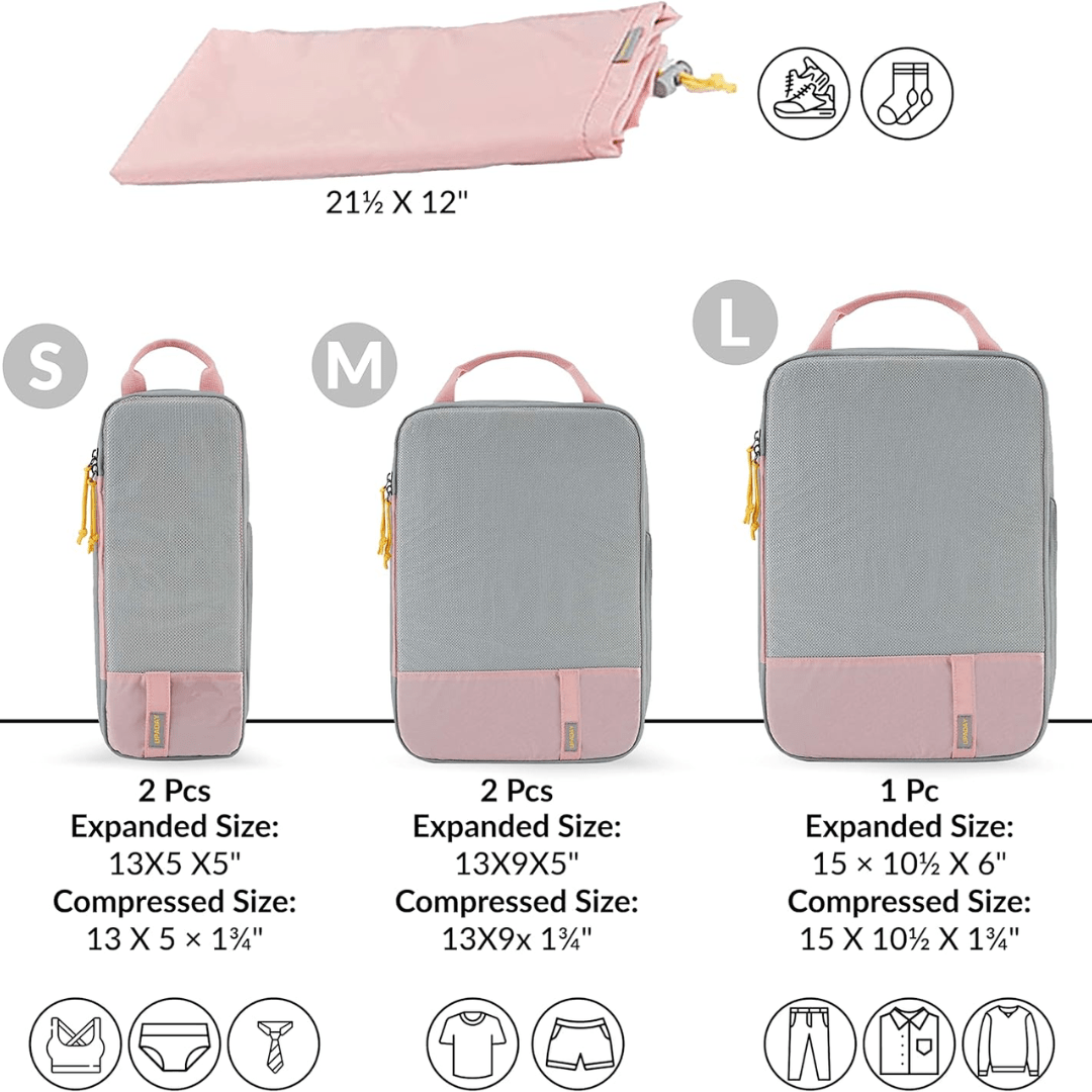 Travel Packing Ultra Storage Bag (Set of 6)