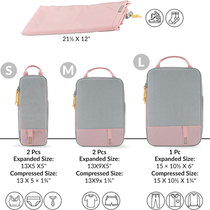 Travel Packing Ultra Storage Bag (Set of 6)