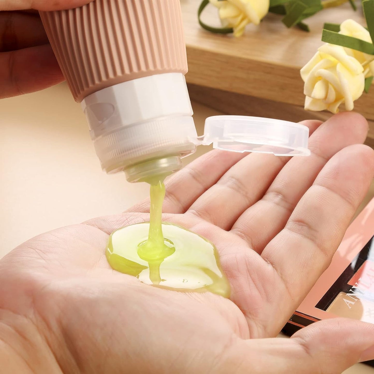 Travel Essentials Squeezable Silicone Bottles