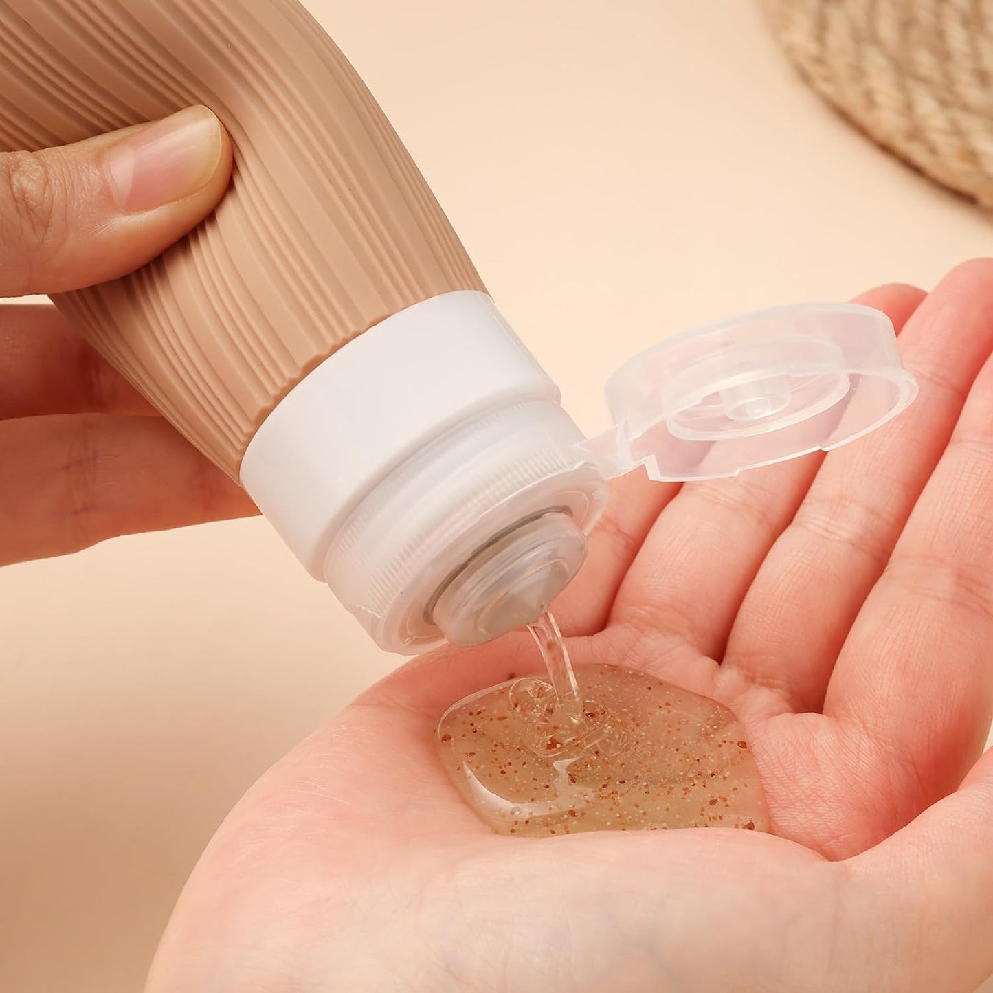 Travel Essentials Squeezable Silicone Bottles