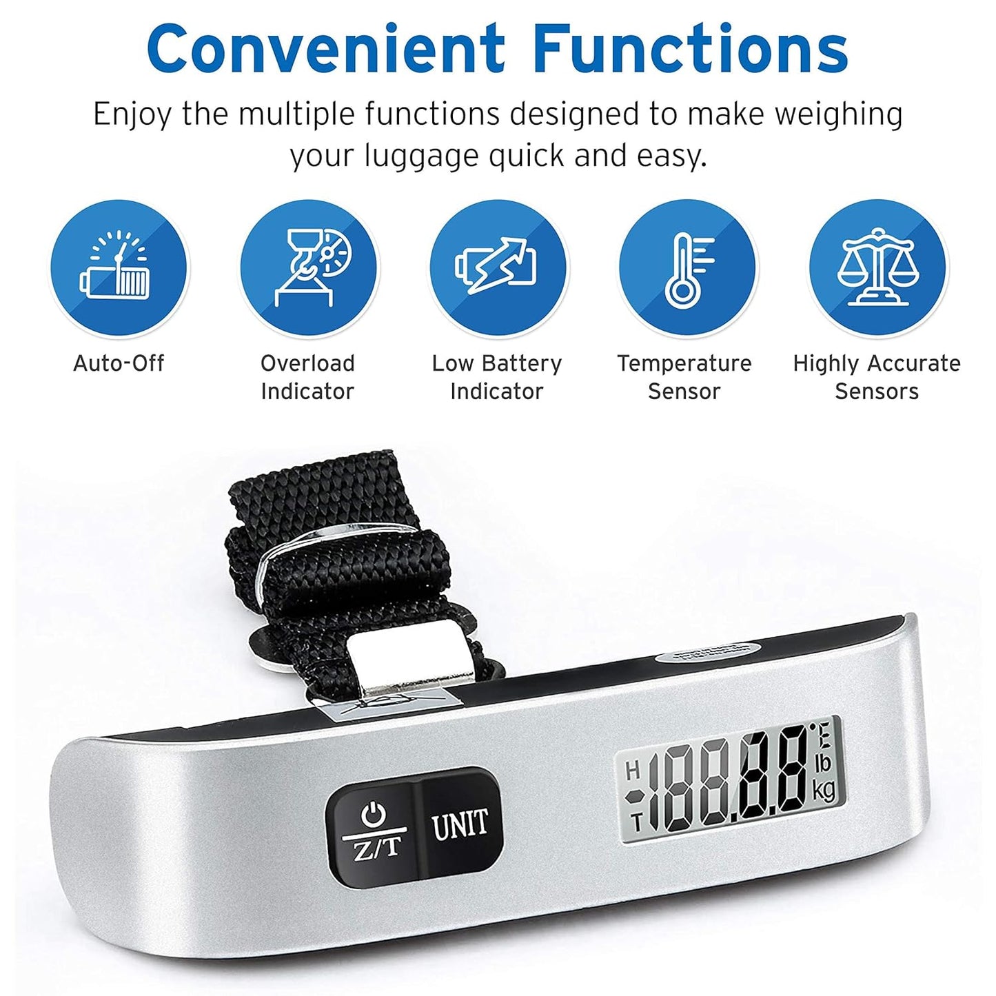Portable Digital Luggage Weighing Scale